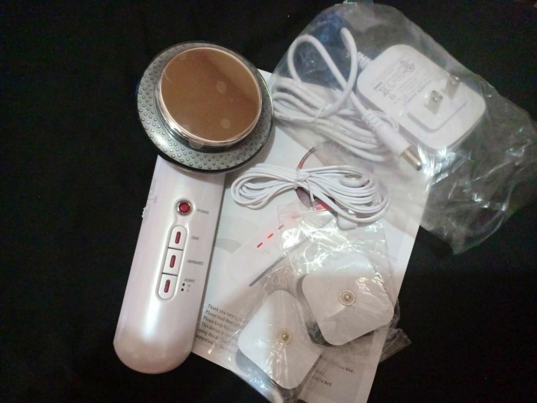 ULTRASONIC CAVI/EMS/INFRARED SLIMMING DEVICE (Category: Massage Devices) located in Pasig City. Submitted by beauty_project (Listing ID 234340389, Image 1). Description: *** PRE ORDER *** PRE ORDER *** "ULTRASONIC CAVI/EMS/INFRARED BODY SLIMMING DEVICE..." . . -----> Function: Accelerate metabolism, enhance tissue regeneration process, dilute dullness, anti aging, lose weight, slim body... . . *** DOUBLE CHIN NO MORE! . . *** GO V- SHAPE . . *** 