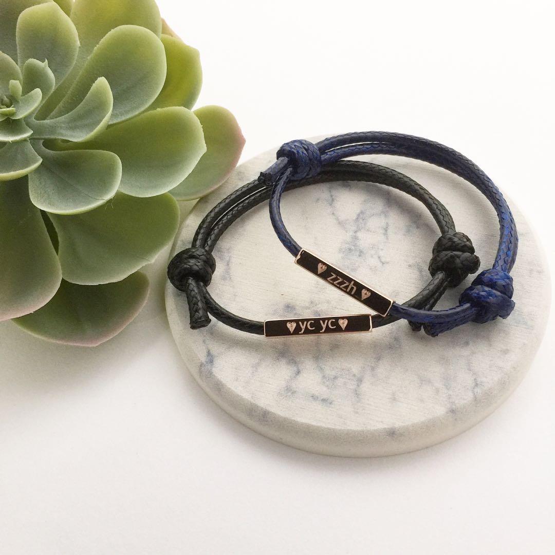 Customized bracelet for boyfriend store