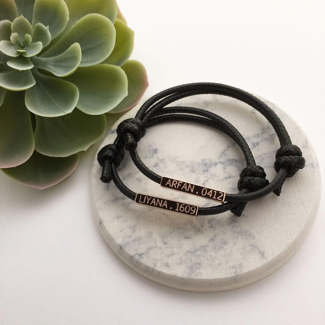 Customized bracelet for boyfriend store