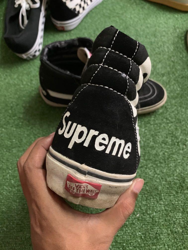 Vans outlet custom supreme