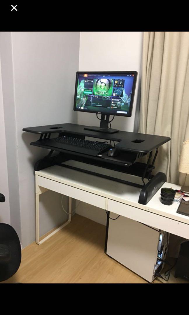 Varidesk 40 ergonomic stand desk, Furniture & Home Living, Furniture