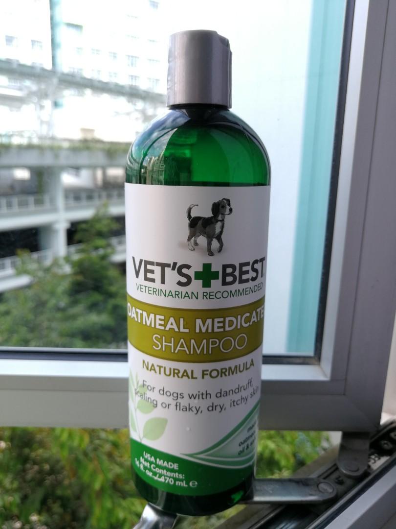 Vet's best oatmeal medicated dog shampoo sales