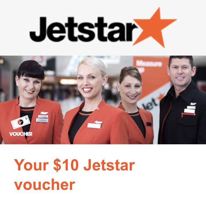 x4 AUD10 Jetstar Flight Vouchers, Tickets & Vouchers, Flights