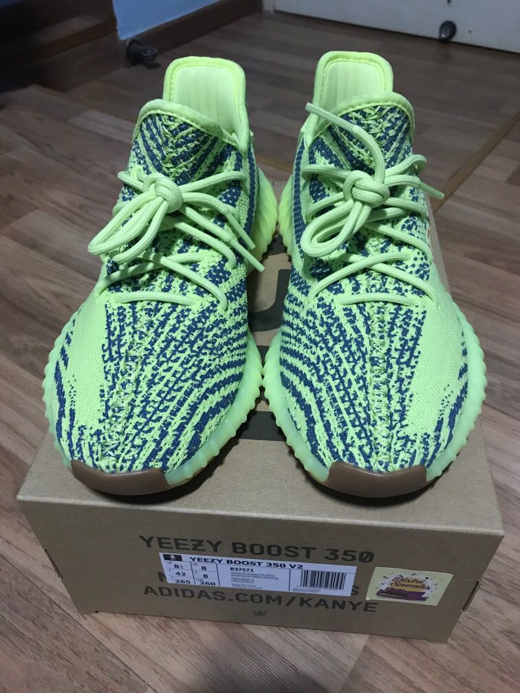 yeezy yellow zebra