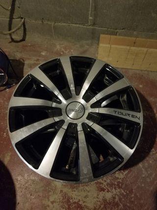Set of 4 Touren alloy wheels