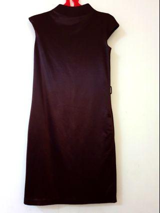 Dress Brown Elegant by MNG - Manggo