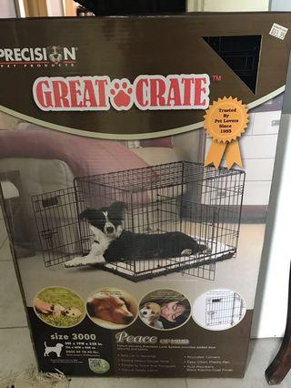 Brand new never used puppy crate