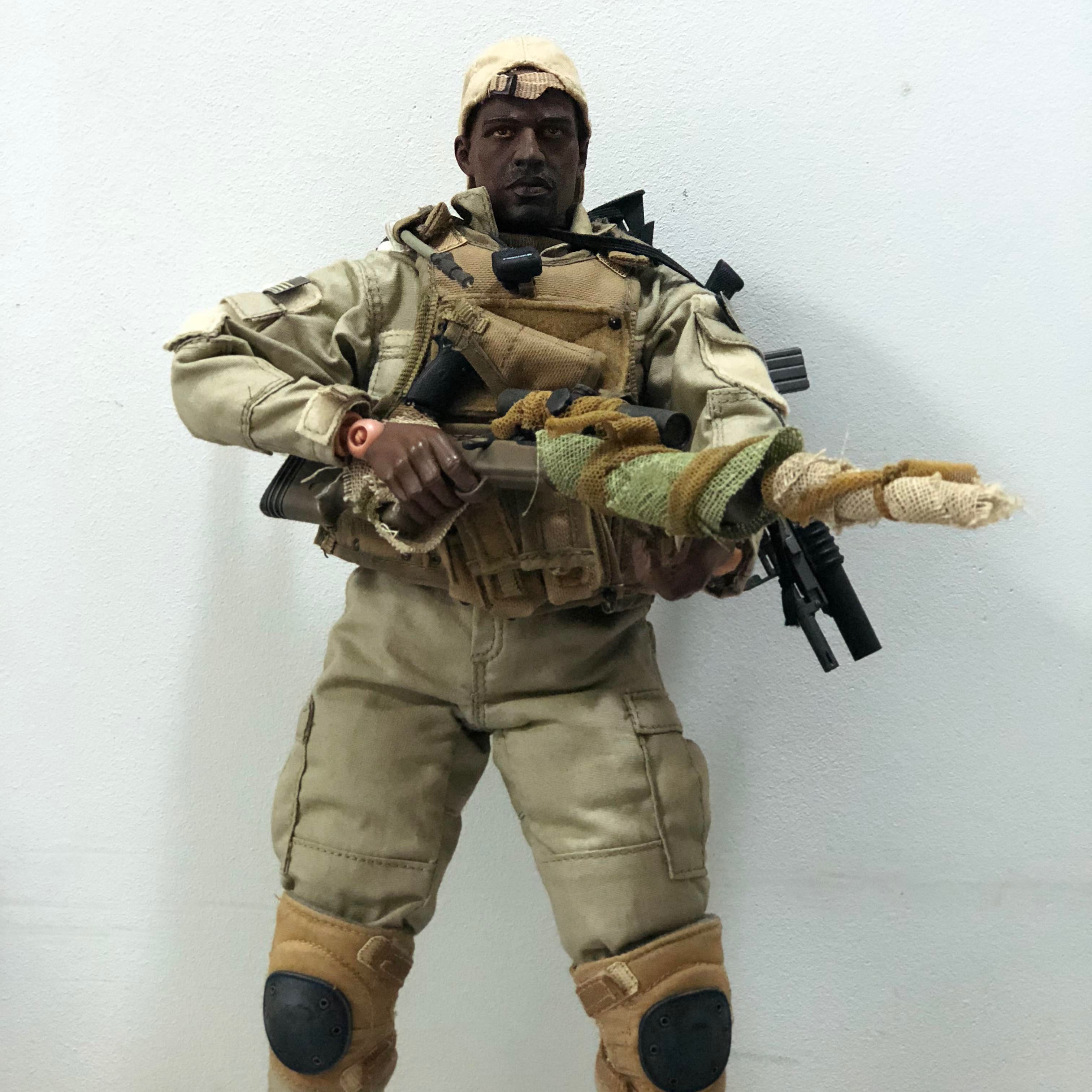 1/6 military 7-man team dessert storm kitbash, Hobbies & Toys, Toys ...