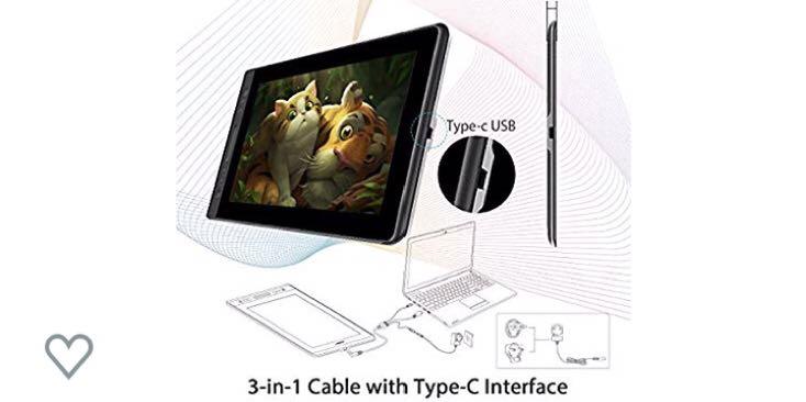 3490 Huion Kamvas Pro13 Gt 133 Hd Pen Display 13 3 Inches Drawing Monitor Tilt Function Battery Free Stylus With 8192 Pen Pressure And 4 Express Keys 1 Touch Bars Electronics Others On Carousell