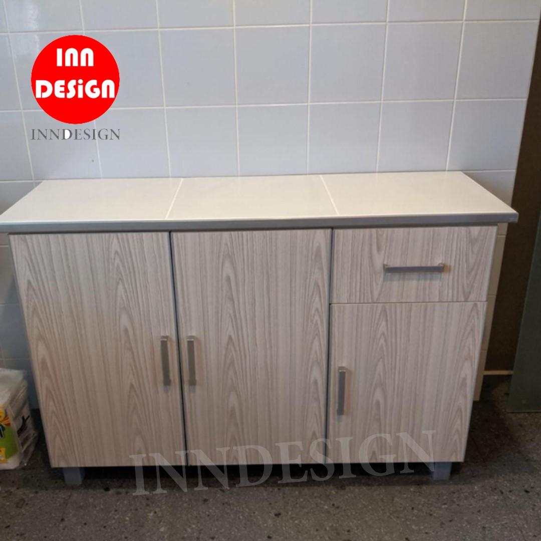 3 Doors Kitchen Cabinet With Drawer Furniture Shelves Drawers