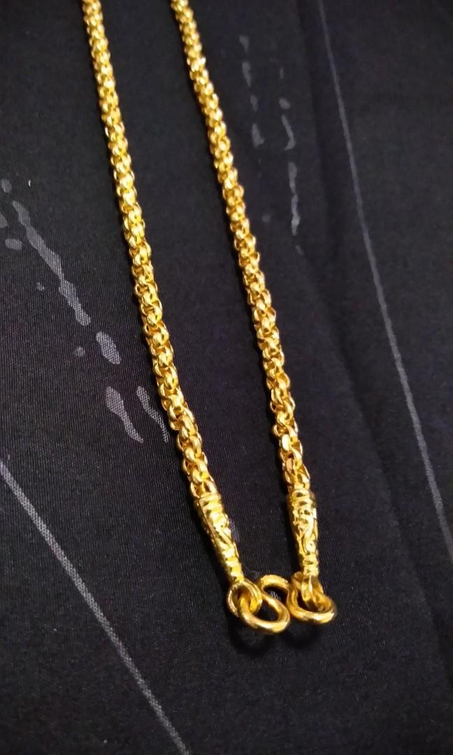 15.16g,thailand Gold Jewelry,real Gold Necklace,real Gold Chain