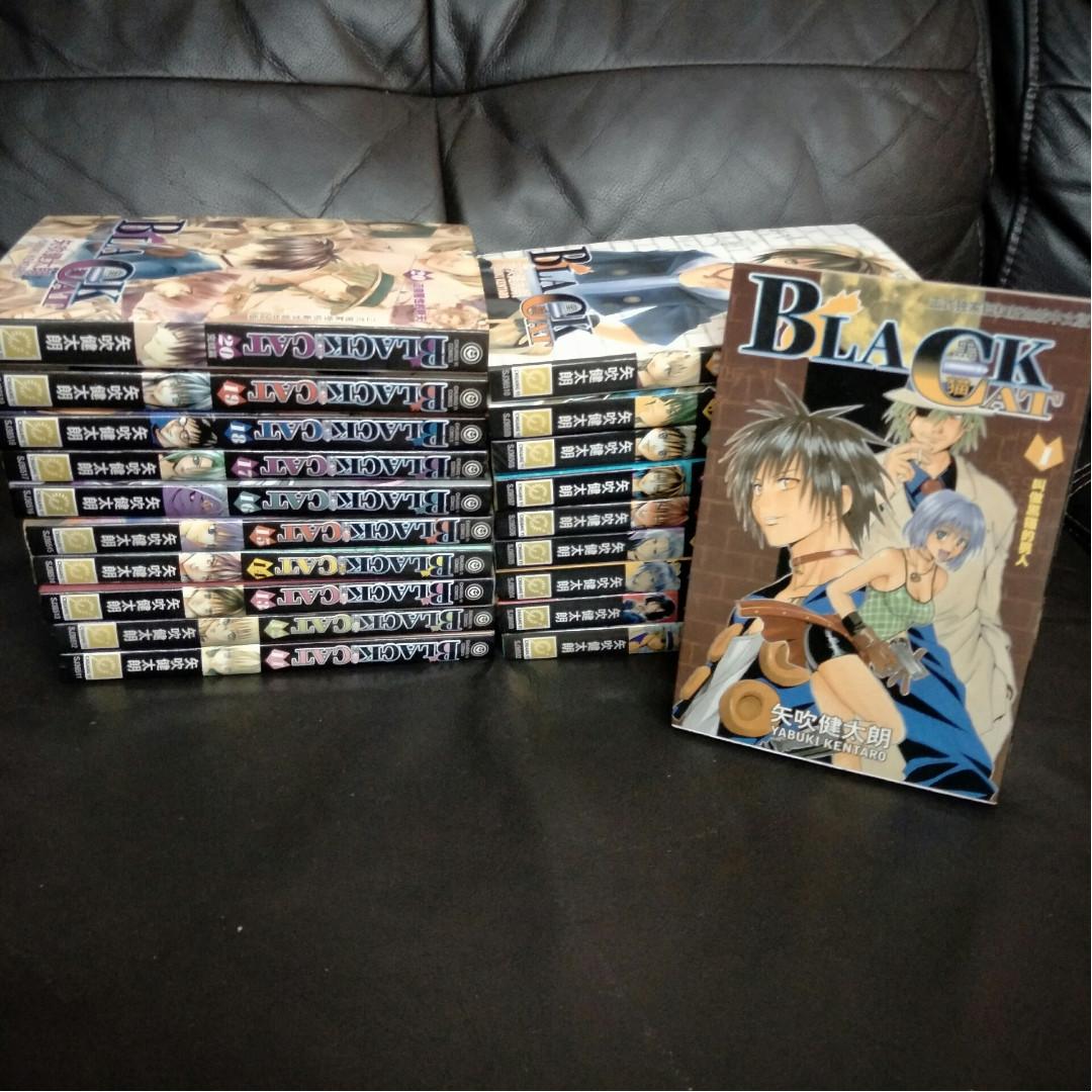 黑猫 Black Cat 1 Comic By 矢吹健太朗 Chuang Yi 漫画 Complete For Books Stationery Comics Manga On Carousell