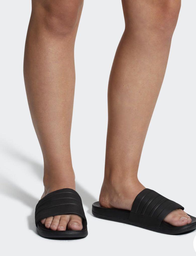 Adilette cloudfoam plus new arrivals mono slides womens