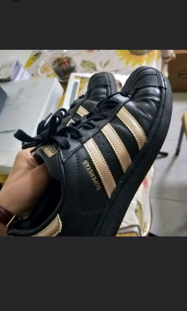 Adidas Rose Gold Women's Fashion, Footwear, Sneakers on Carousell