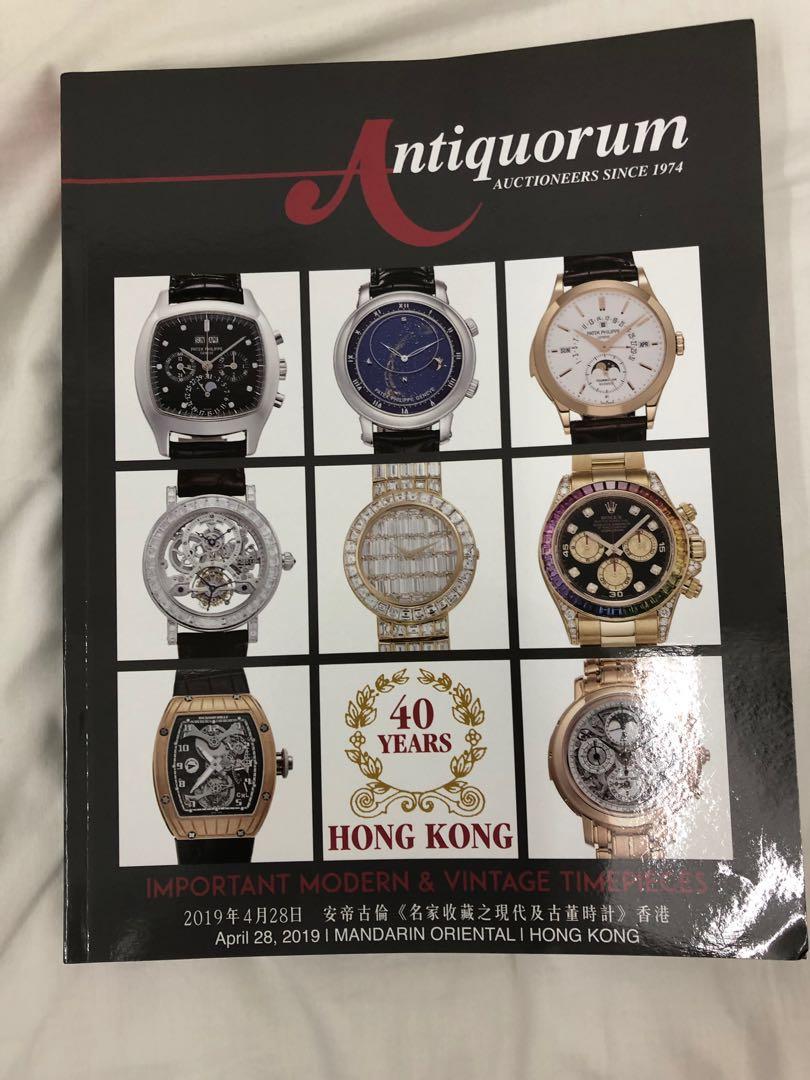 Antiquorum catalog, Luxury, Watches on Carousell