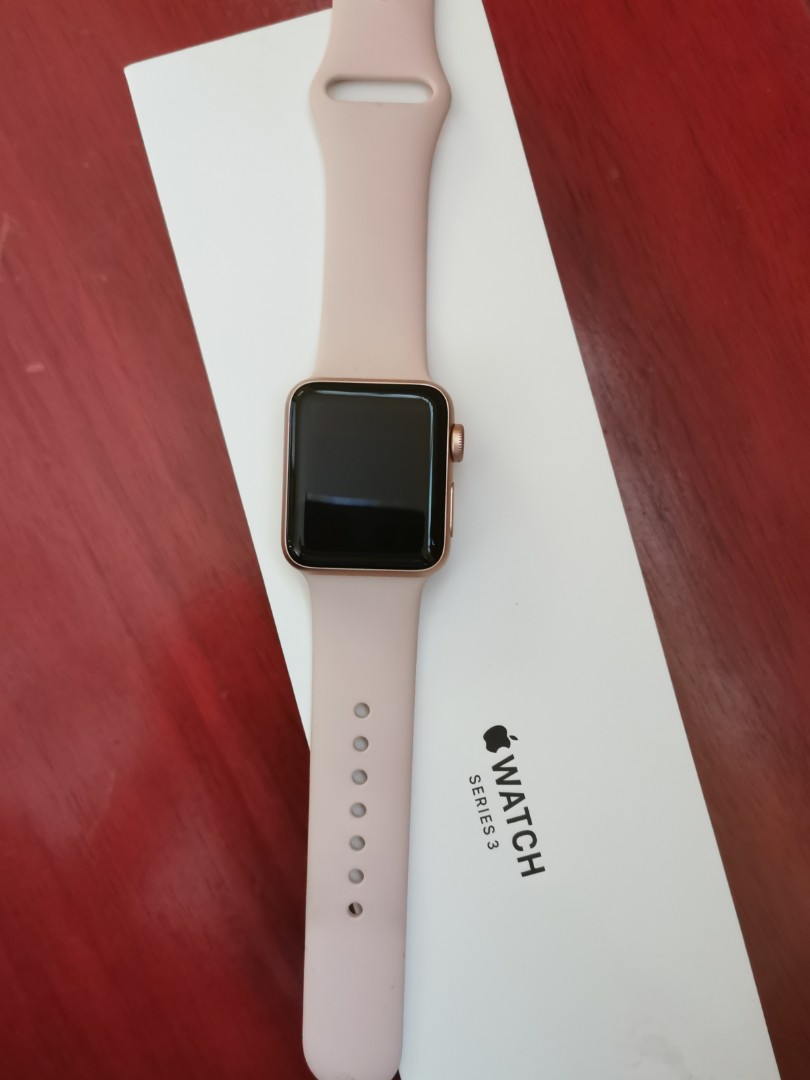 apple watch pink band series 3