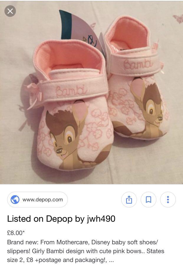 Mothercare Bambi Newborn Booties (Category: Babies & Kids Fashion) located in Manila. Submitted by duchezzz (Listing ID 234431441, Image 3). Description: used once.