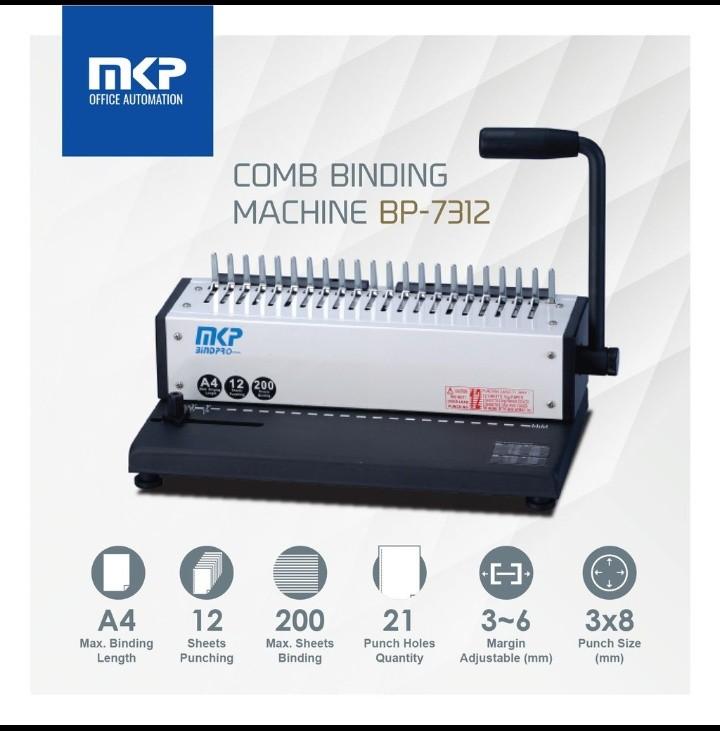 Binding Machine/ Mesin Binding (Category: Portable Audio Accessories) located in Johor Bahru. Submitted by izza057 (Listing ID 234491939, Image 1). Description: Serious buyer only. Original price RM260 Lightly used Clear store Free gift A4 paper & binding ring. Thank you..