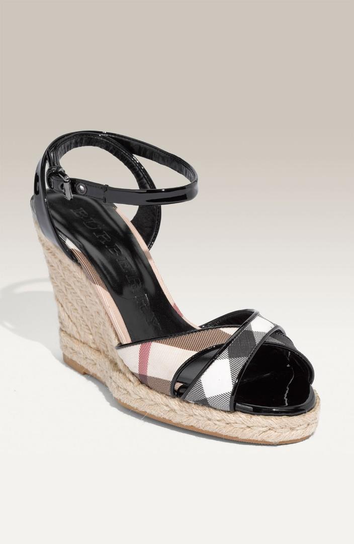 burberry wedge shoes