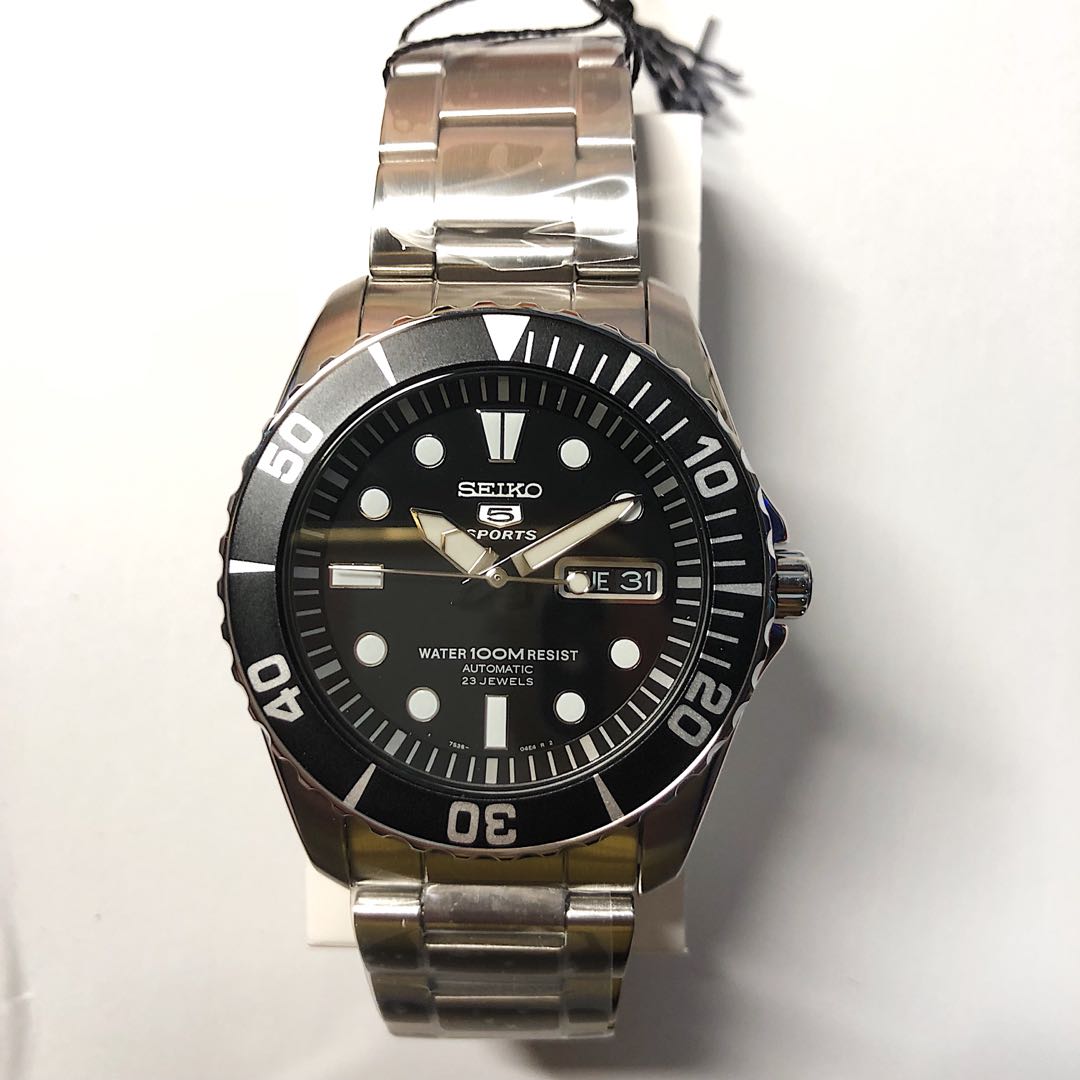 Seiko men's 5 automatic snzf17k store