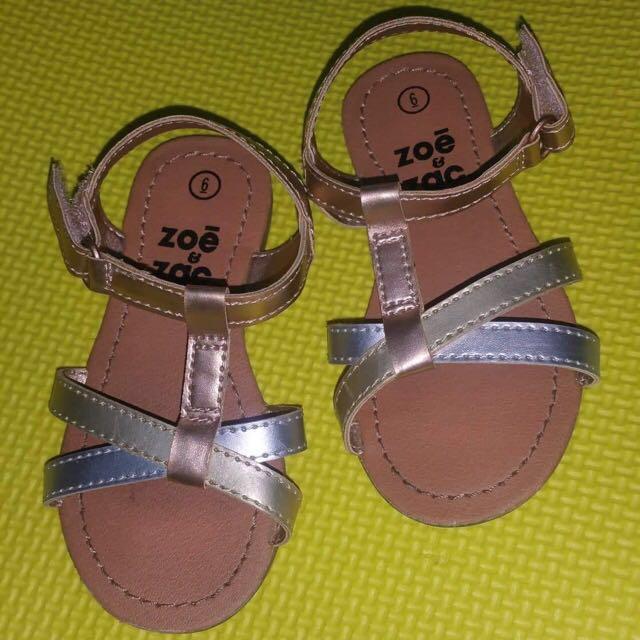 Baby Sandals (Category: Babies & Kids Fashion) located in Manila. Submitted by tinytyn_tree (Listing ID 231247198, Image 1). Description: Excellent Used Condition Size 6 5.5 insole Sold as lot 🔘Zoe and Zac bought in Payless With Box .
