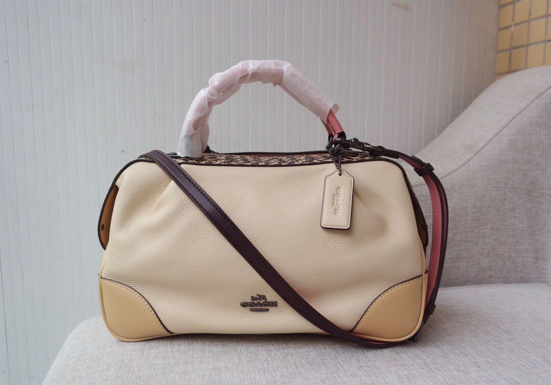 Coach lane best sale satchel in colorblock