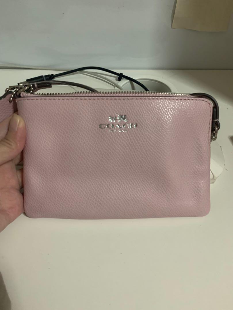 Coach Wristlet (Light Pink), Women's Fashion, Bags & Wallets, Purses
