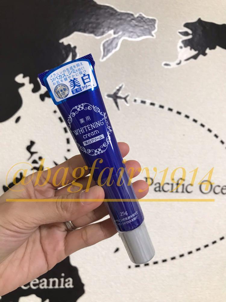 Daiso Japan Whitening Cream (Category: Face Care) located in Quezon City. Submitted by grandeurluxe_ph (Listing ID 234491100, Image 1). Description: 🇯🇵Direct seller from japan🇯🇵 ⚠️OPEN FOR RESELLERS ⚠️how to use?⚠️ ❤️Instructions on hiw to use the product is already written in english at the back of the item .