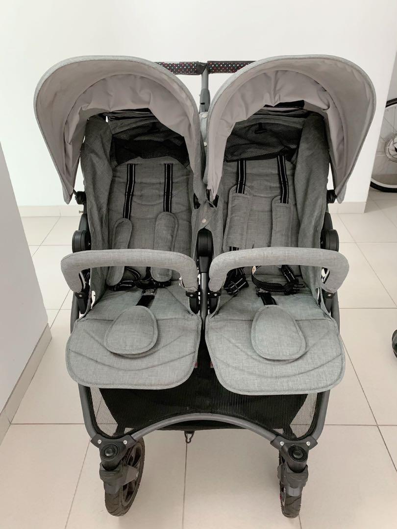 Direct Import from US Valco Baby Neo Twin Tailor Made Grey