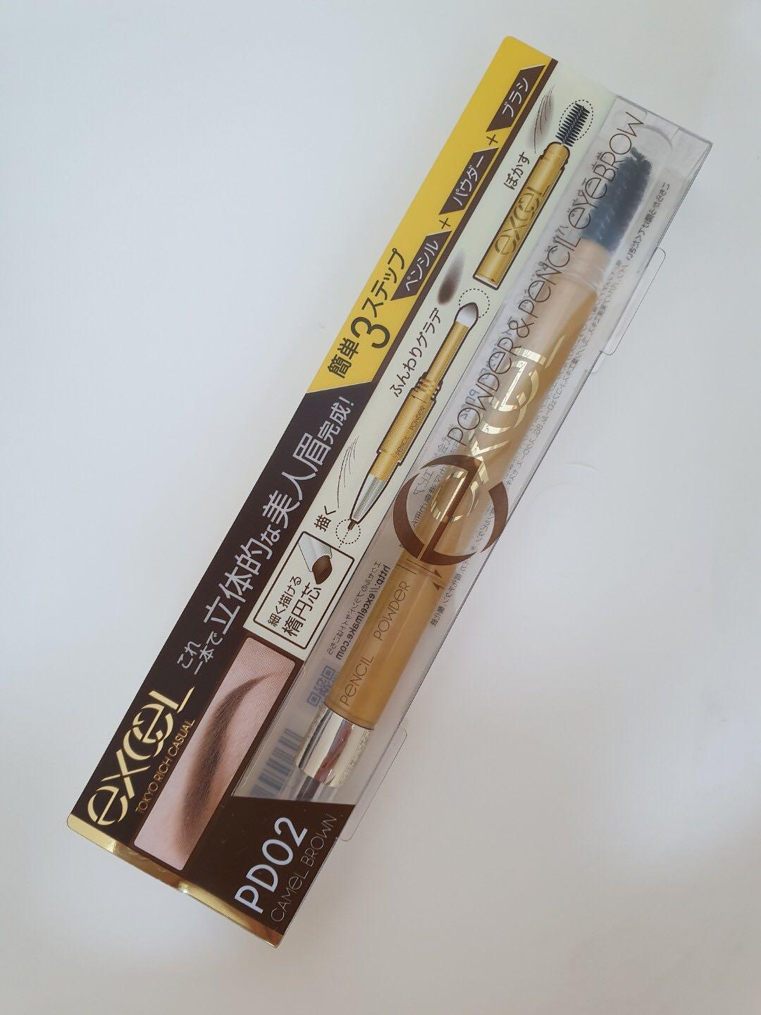 Excel Powder Pencil Eyebrow Ex In Pd02 Health Beauty Makeup