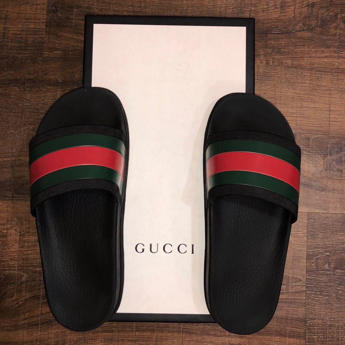 gucci web slippers