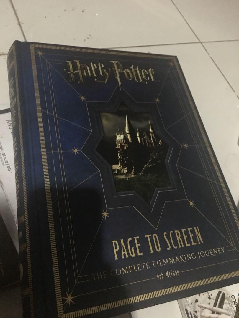 Harry Potter Page To Screen The Complete Filmmaking Journey