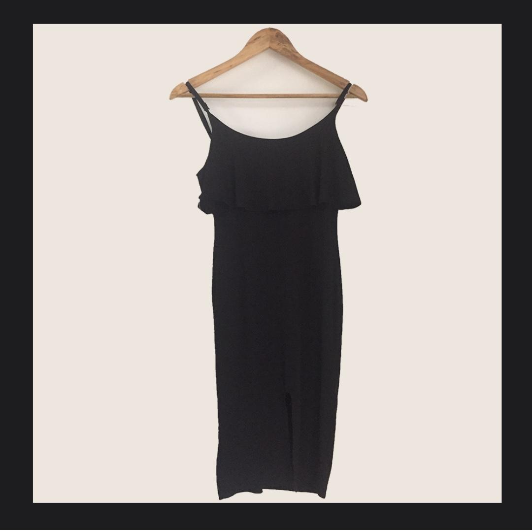 Heart And Hips Slit Simple Dress Women S Fashion Clothes