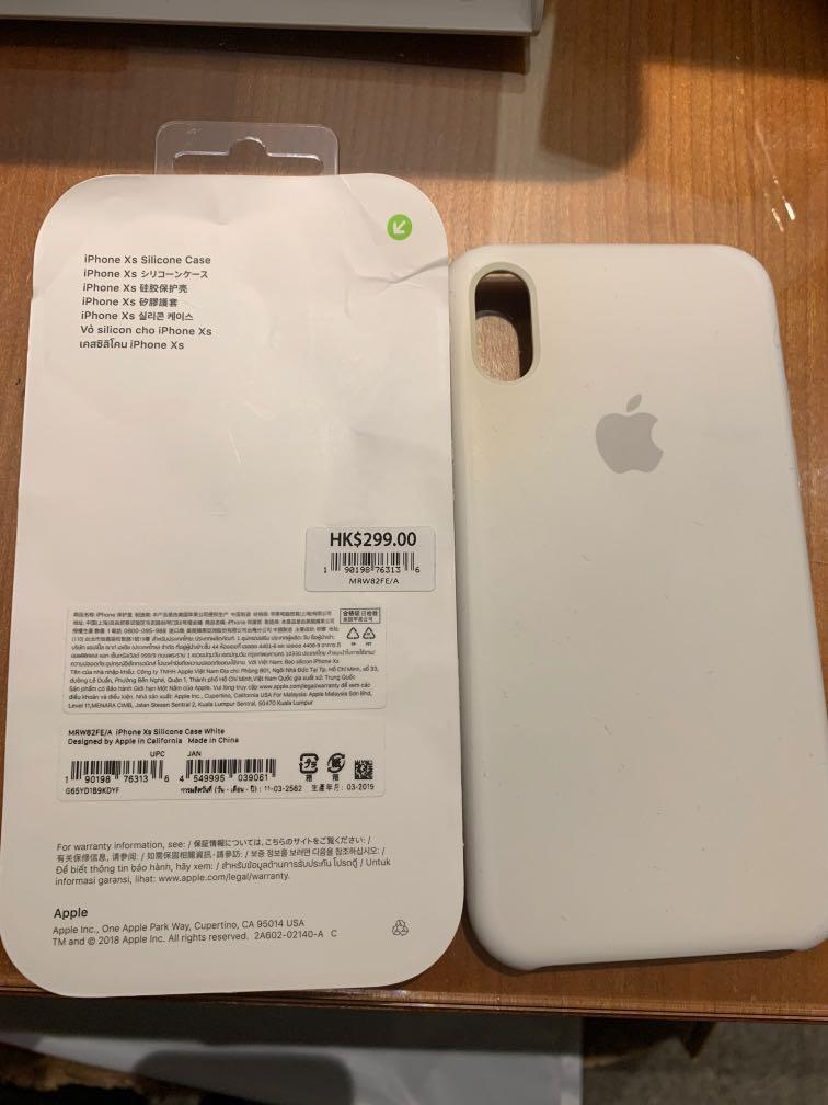 原裝iPhone X Silicone Case 白色, 手提電話, 電話及其他裝置配件