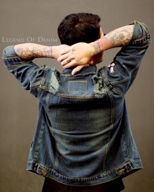 470 Model Jaket Levis Sobek2 Terbaru