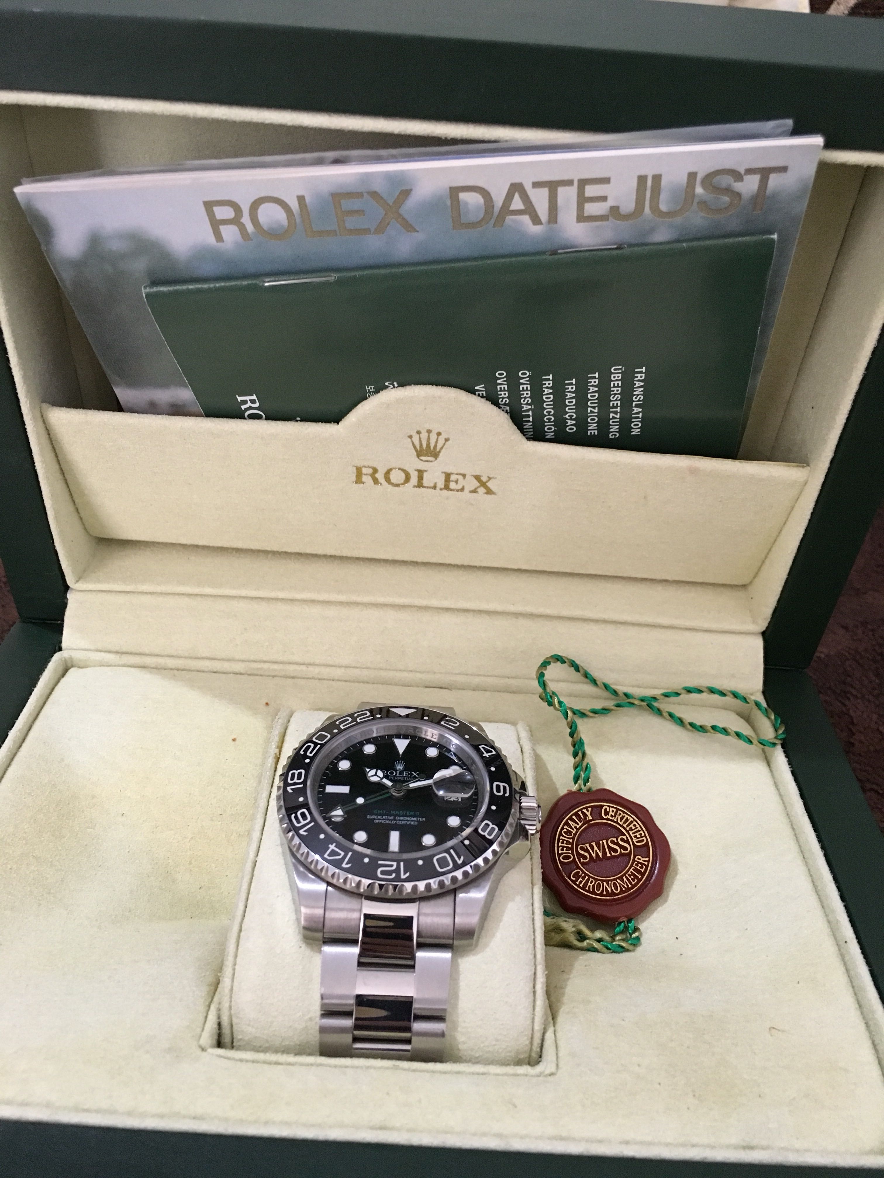 Jam tangan Rolex GMT Master II (SWISS ETA / Clone 1:1), Fesyen Pria, Jam  Tangan di Carousell