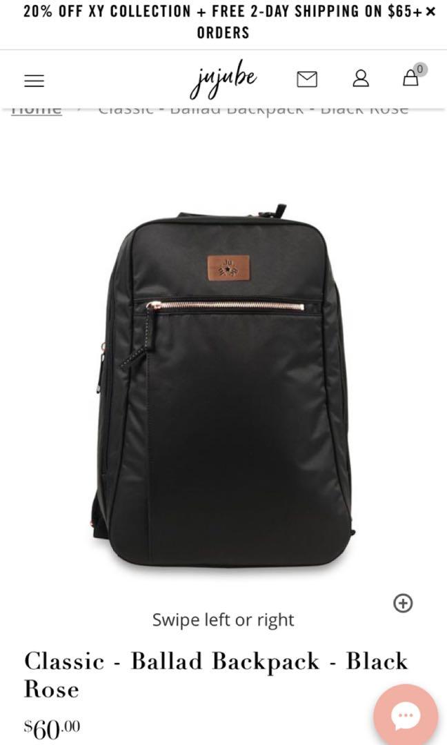 Jujube ballad cheap rose gold backpack