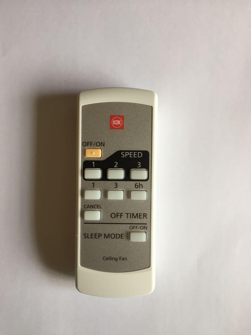 Kdk Ceiling Fan Remote Control M11su On Carousell
