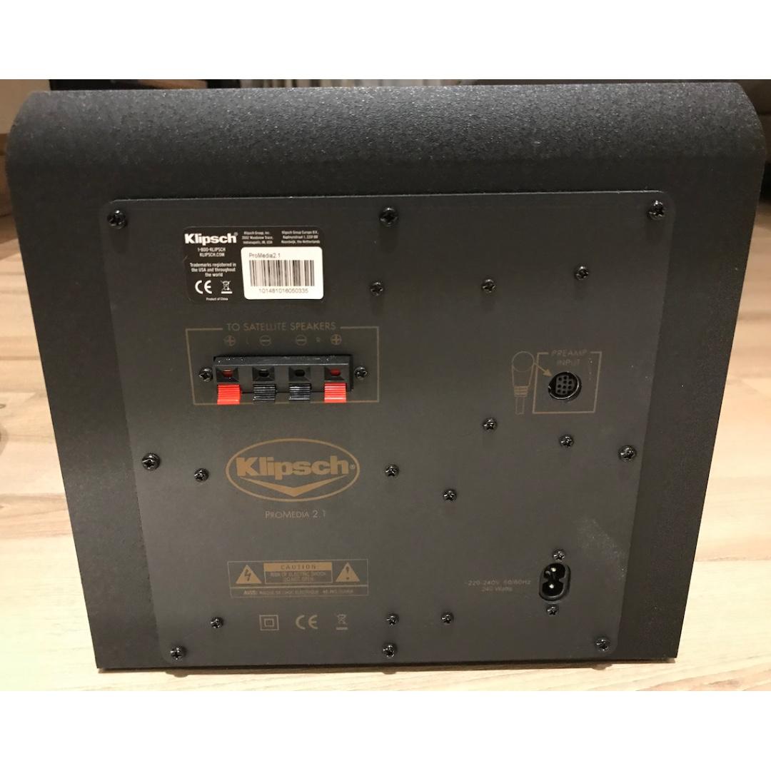 Klipsch ProMedia 2.1 THX Certified Computer Speaker System (slight