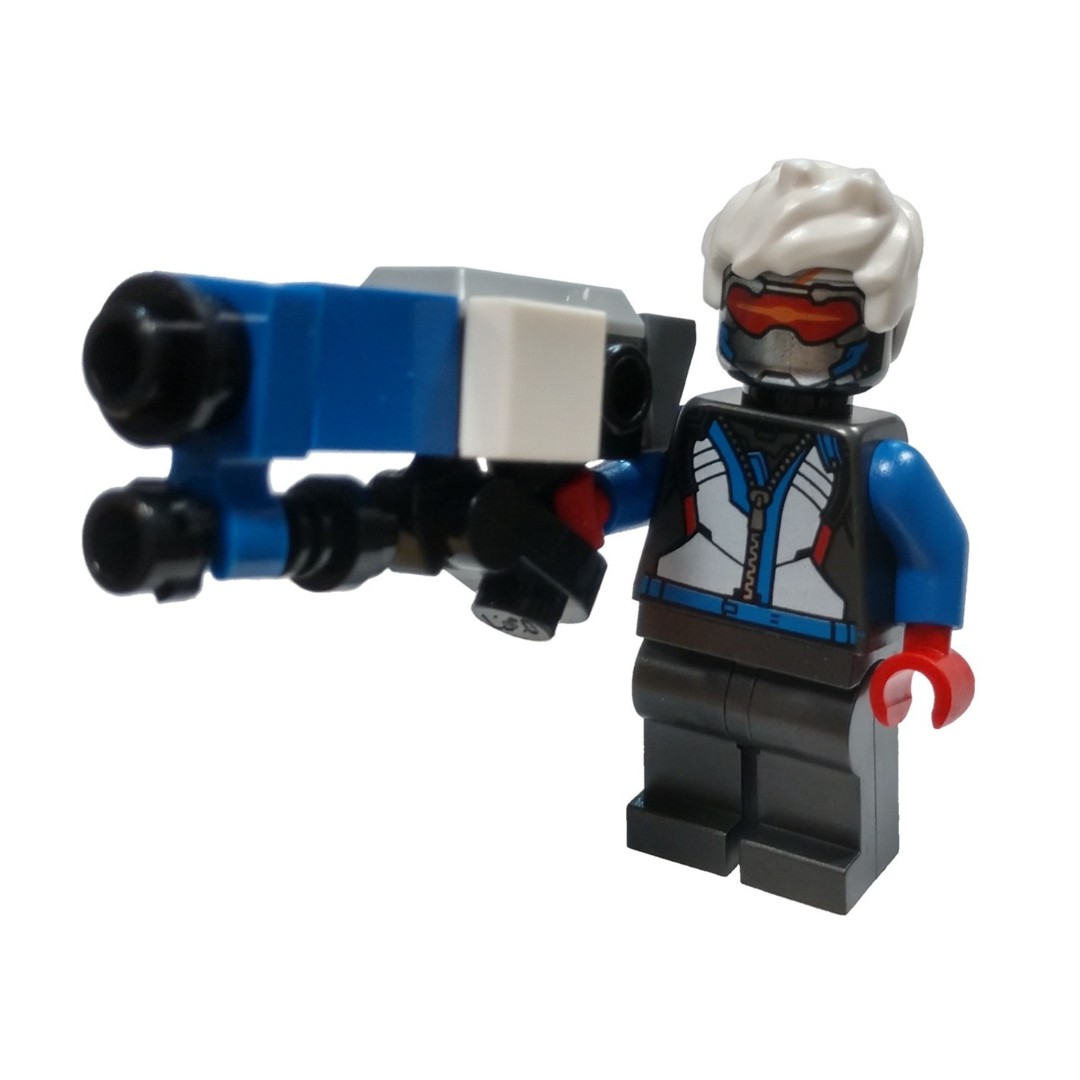 76 ow006 Lego Overwatch Soldier Blizzard Minifigure Figurine New From 75972 