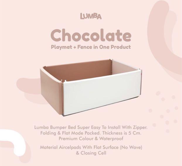 LUMBA BUMPER PLAYMAT BABY BUMPER BEDDDING chocolate Babies
