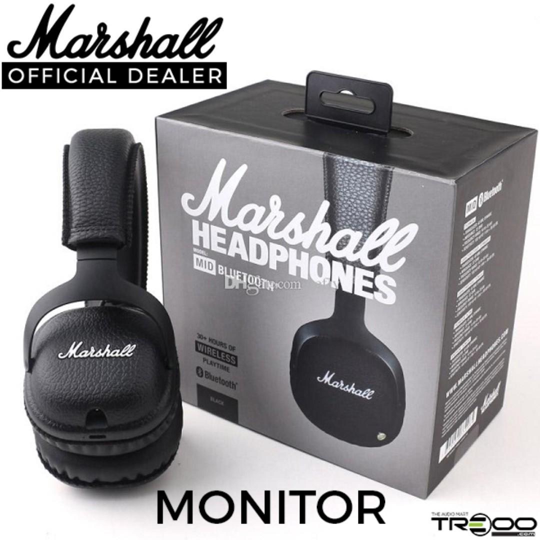 marshall monitor bluetooth microphone