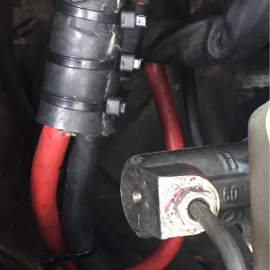 Mercedes W124 Power Alternator Battery Cable Wire, Auto Accessories on