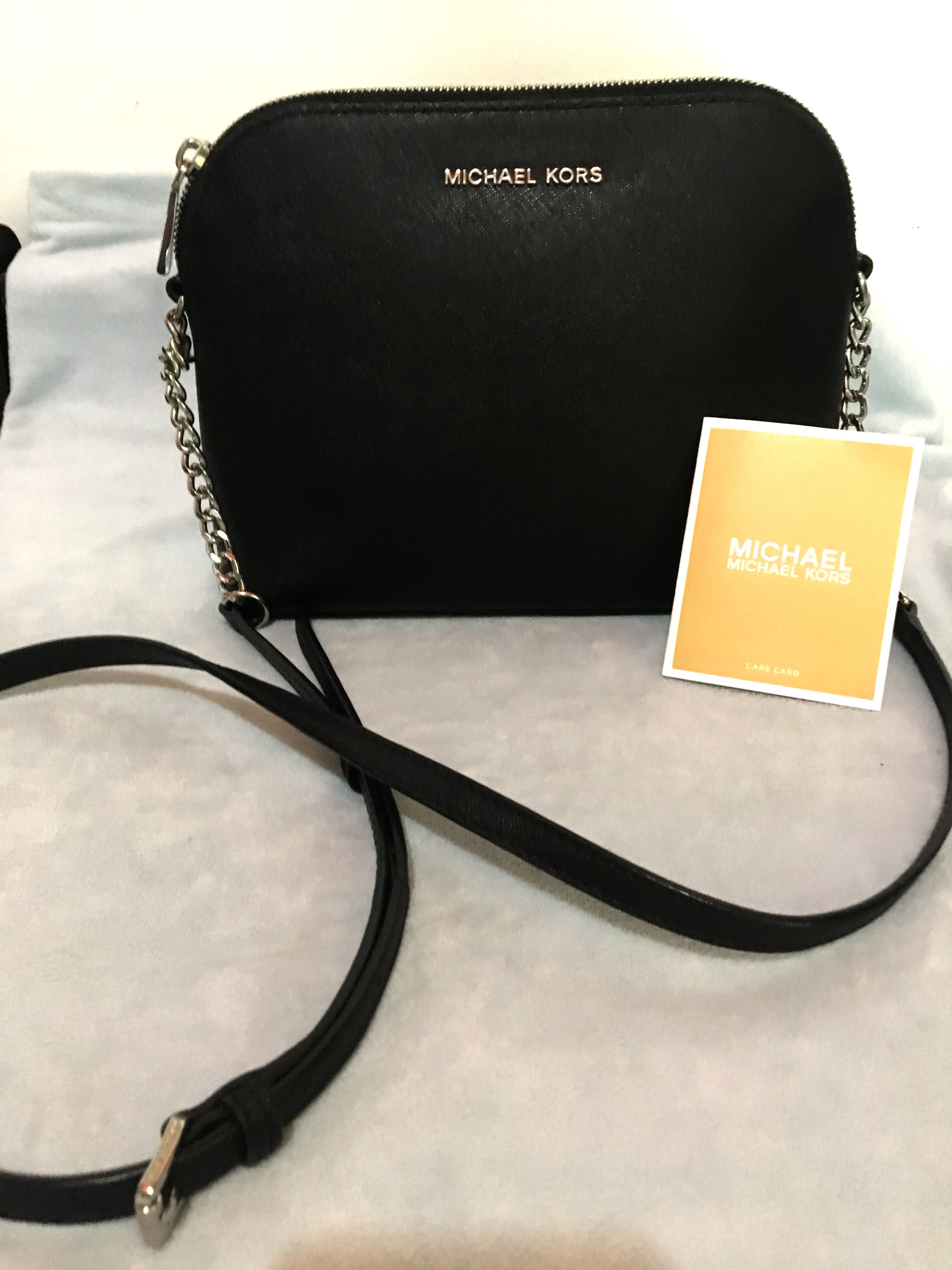 Michael Kors Black Sling Bag, Luxury 