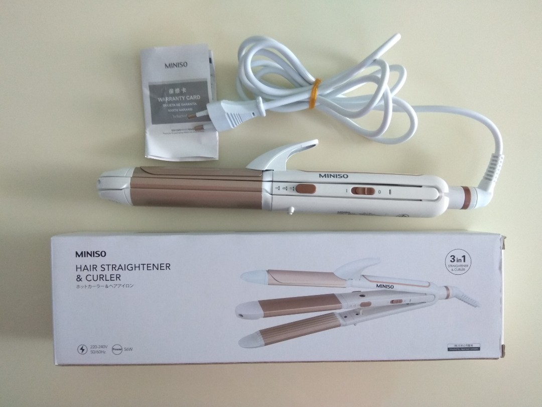 Miniso hair iron store