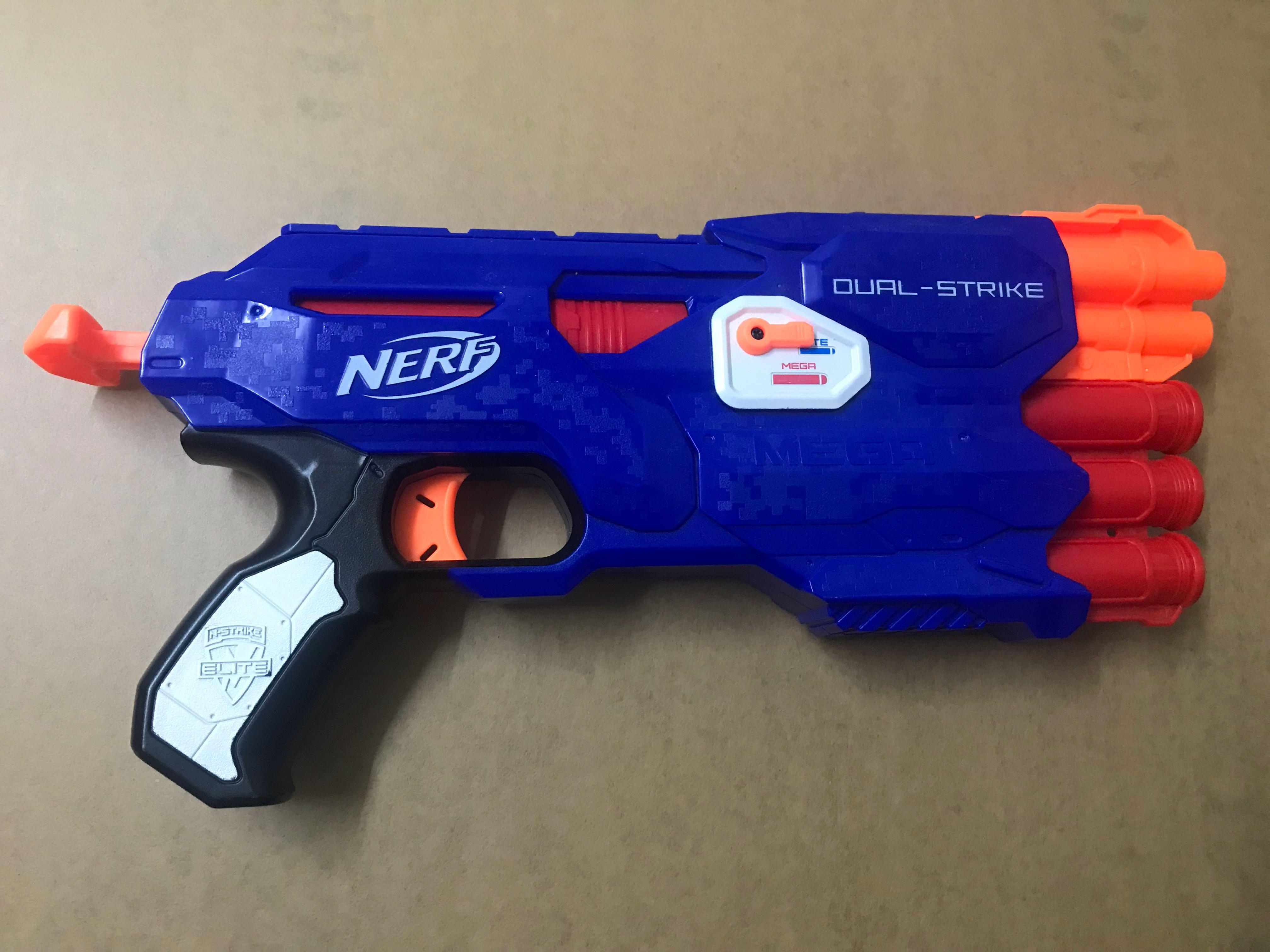 nerf dual strike price