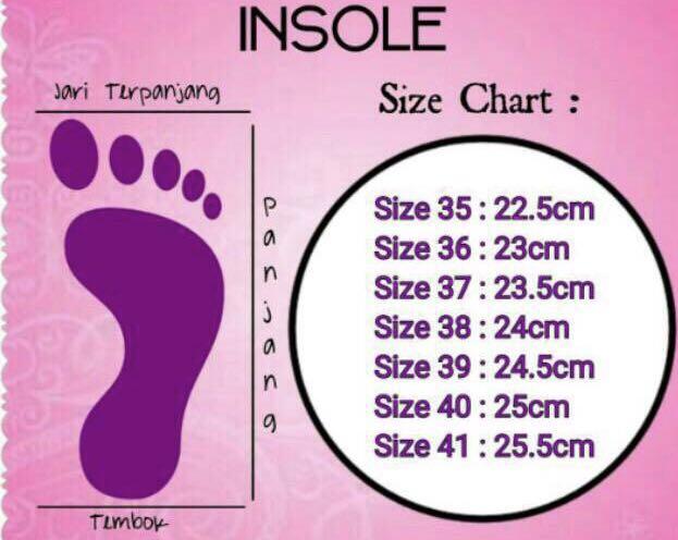 Tb Shoes Size Chart