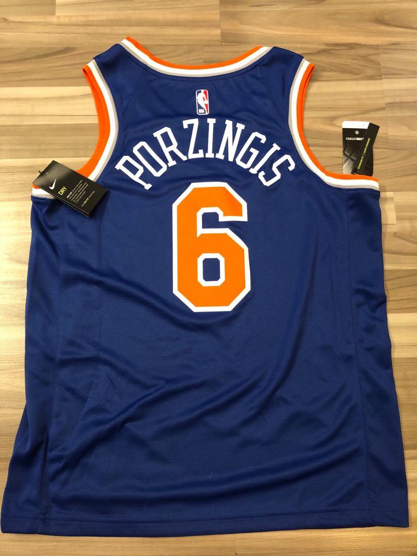 new york knicks porzingis jersey