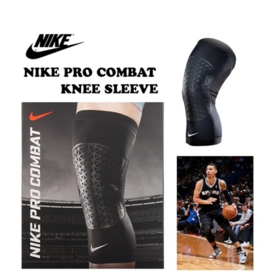 Nike Men's Pro Combat Calf Sleeve Support - BlackNike Pro Combat