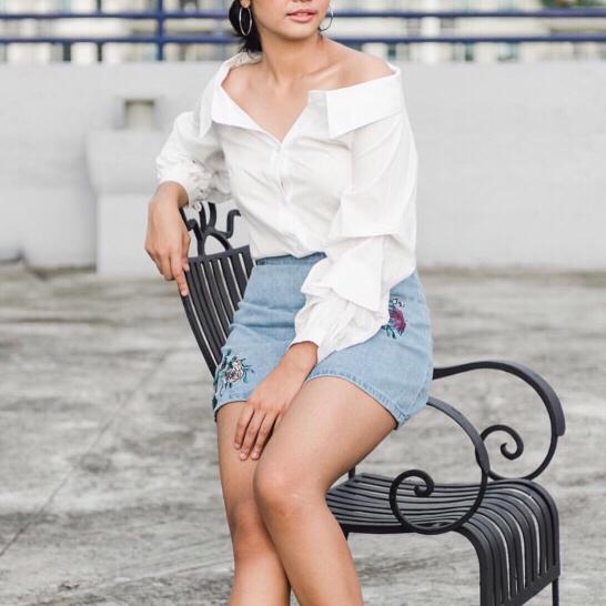 Off shoulder polo deals